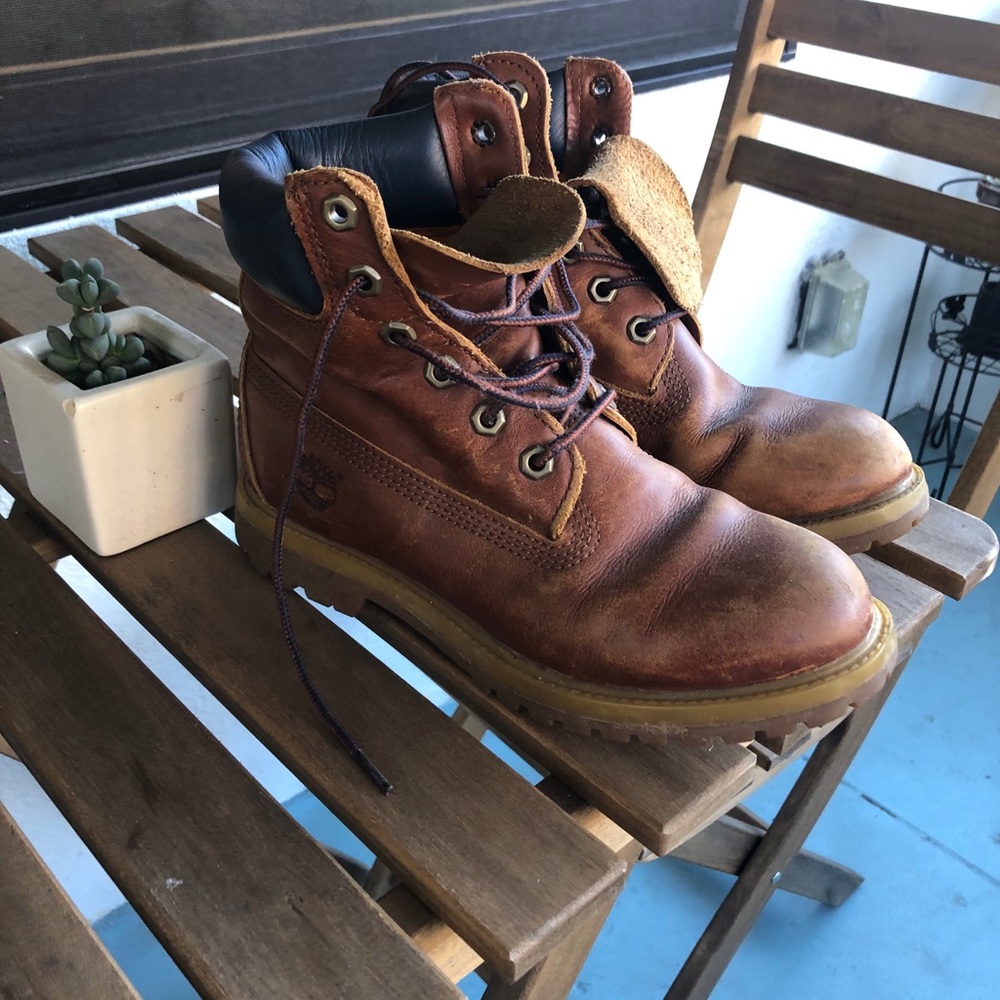 Brown leather Women’s Timberland Boots